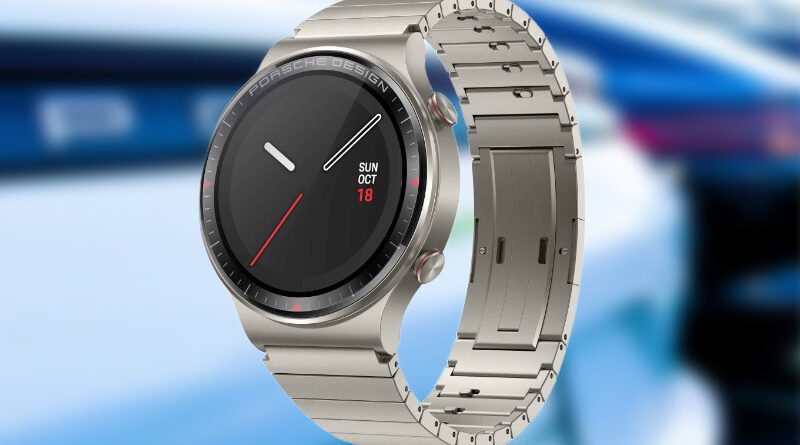 huawei-watch-gt-2-porsche-design:-el-reloj-mas-exclusivo-de-huawei-esta-hecho-de-titanio
