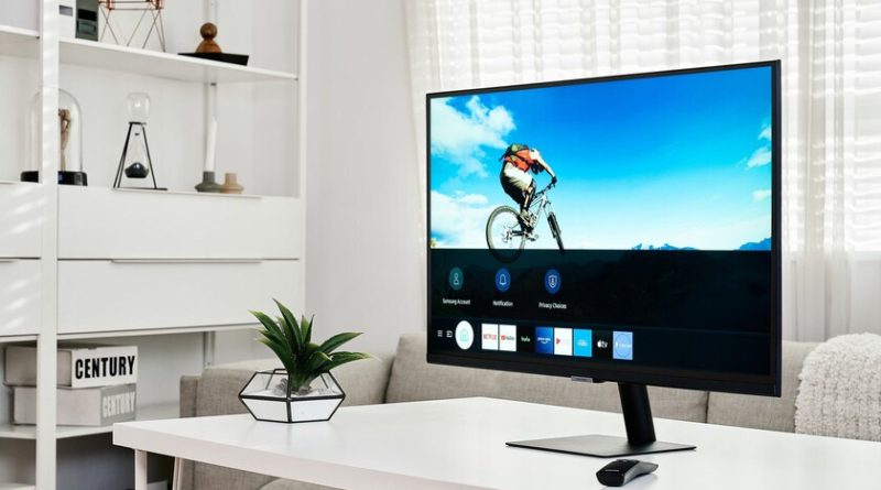 samsung-smart-monitor-m5-y-m7:-dos-nuevas-pantallas-con-tizen-que-son-un-hibrido-entre-monitor-y-televisor