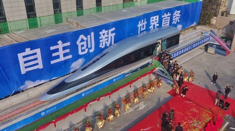 china-muestra-al-mundo-su-nuevo-prototipo-de-tren-maglev:-con-620-km/h-busca-ser-el-mas-veloz-del-mundo